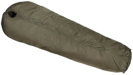 Sac de dormit 3 sezoane tip mumie cu umplutura in 2 straturi - Oliv