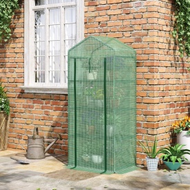Sera pentru balcon si terasa din otel si PE 70x50x160cm - Verde