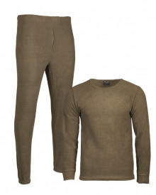 Set polartec fara guler - Oliv