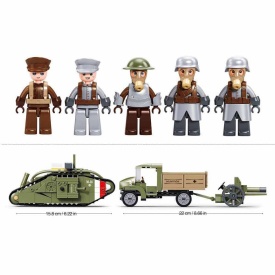 Sluban Tanc de asalt WWII - Mark Vs M38-B1296