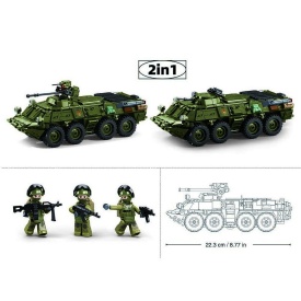 Sluban Tank BTR-80AS IFV MB38-B1251