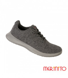 Sneakers barbati Merinito boiled merino - Gri