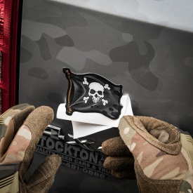 Sticker M-Tac Holly Roger - Negru