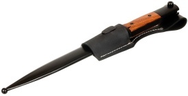 Teaca din piele pentru baioneta K98 Repro - Negru