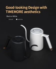 Timemore Fierbator Pure 700 ml - Negru