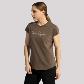 Tricou dama Pentagon Whisper Calligraphy - Oliv