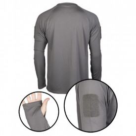 Tricou tactic quickdry maneca lunga - Gri