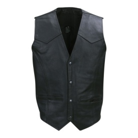 Vesta piele Various - Negru
