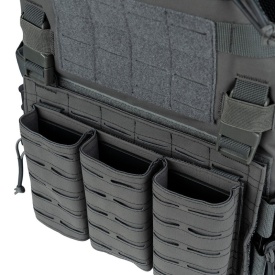 Vesta tactica Cordura QR plate carrier laser‑cut - Gri