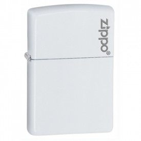 Zippo White Matte Logo