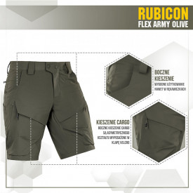 Bermude Rubicon Flex - Oliv