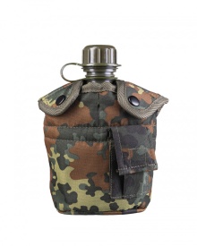 Bidon de apa US Style cupa aluminiu - Flecktarn