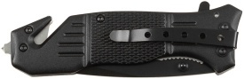 Briceag Jack cu maner metalic - Negru