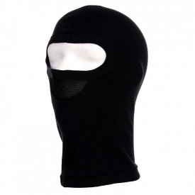 Cagula bumbac 1 gaura Mesh - Negru