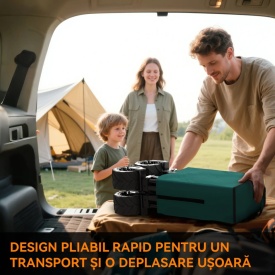 Carucior pentru transport pana la 70 kg 108x55 cm - Verde