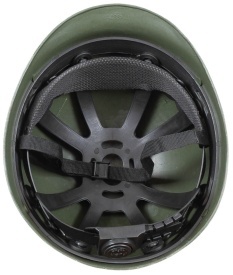 Casca de protectie din plastic model US - Oliv