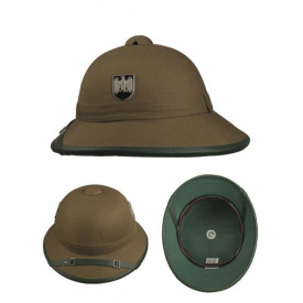 Casca WW2 tropical cu ochelari - Oliv