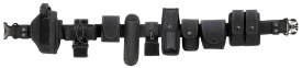 Centura Security din nylon cu 12 accesorii - Negru