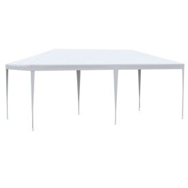 Cort de gradina pliabil cu panouri detasabile 5.85 x 2.95 m - Alb
