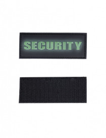 Emblema security fluorescenta - Negru