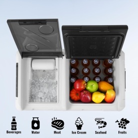Frigider auto si masina de facut gheata SMART COOLER 36L, 12-24V, cu compresor si display LCD