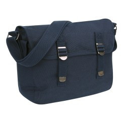 Geanta de umar US style canvas - Albastru