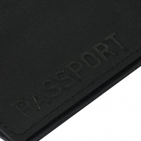 Husa pentru pasaport M-Tac - Negru
