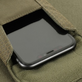 Husa smart phone mare Elite Hex - Oliv