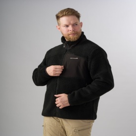 Jacheta Pentagon Summit Sherpa Fleece - Negru
