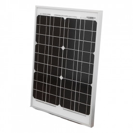 KIT PANOU SOLAR 20W, PYRAMID®, FOTOVOLTAIC, MONOCRISTALIN, CONTROLLER 30A 12/24V , CABLU CONECTARE, TENSIUNE 18V, PS-PYR20