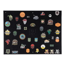 Panou pentru patch-uri 101 INC mare - Negru