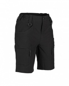 Pantaloni scurti de asalt elastici - Negru 