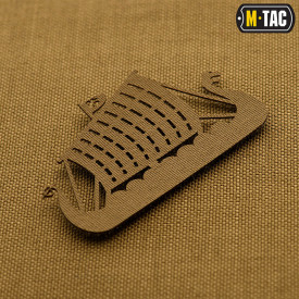 Patch M-Tac Drakkar laser cut - Coyote