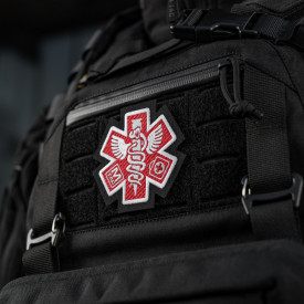 Patch M-Tac Paramedic brodat - Negru