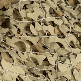 Plasa camuflaj cu sustinere 6 x 3 M - Desert