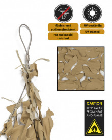 Plasa camuflaj Shade Sail 4 x 6m - Coyote