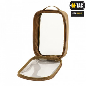 Pouch transparent Elite Large (30Х19 cm) M-Tac - Coyote