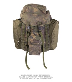 Rucsac british PLCE cu buzunare laterale 80L utilizat - Oliv