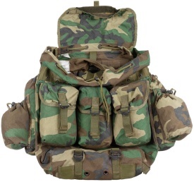 Rucsac tactic TR cu cadru metalic - Woodland