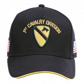 Sapca Baseball US Cavalry WWII 3D - Negru