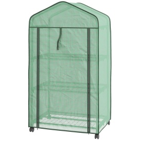 Sera pentru balcon si terasa din otel si PE 69 x 49 x 130cm - Verde