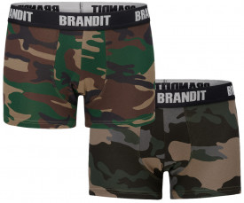 Set boxeri 2 bucati - Woodland dark camo