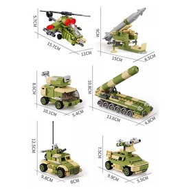 Sluban racheta antiaeriana S-400 6 in 1 M38-B0782