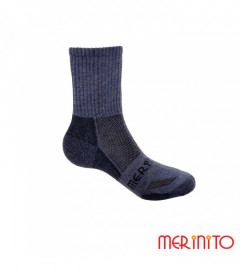 Sosete barbatesti Merinito Outdoor Quarter - Albastru