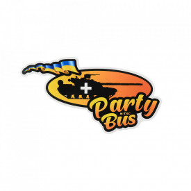 Sticker M-Tac Party Bus - Small