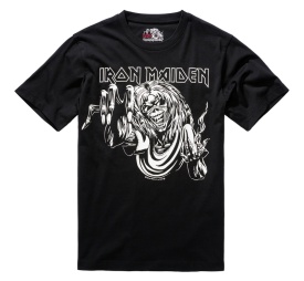 Tricou Brandit Iron Maiden Eddy Glow - Negru