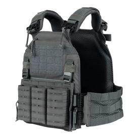 Vesta tactica Cordura QR plate carrier laser‑cut - Gri