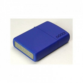 Zippo Royal Blue Matte Logo - Img 3
