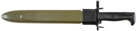 Baioneta militara US M1 maner din plastic cu teaca - Negru