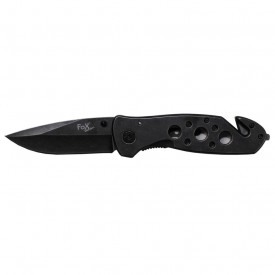 Briceag cu maner din metal II - Negru